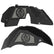 Jeep JL Aluminum "US Army" Front and Rear Inner Fenders