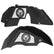 Jeep JL Aluminum "US Navy" Front and Rear Inner Fenders