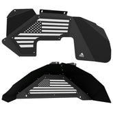Jeep JK Aluminum "American Flag" Front and Rear Inner Fenders