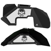 Jeep JK Aluminum "Beast Skull" Front and Rear Inner Fenders