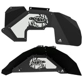 Jeep JK Aluminum "Turtle in Coral" Front and Rear Inner Fenders