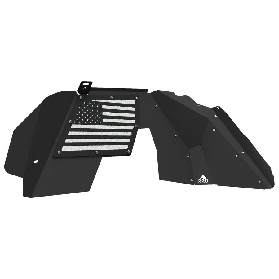 Rock Ready American Flag Inner Fender with White Mesh