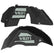 Jeep JL Aluminum "Willys" Front and Rear Inner Fenders