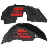 Jeep JL Aluminum "Willys" Front and Rear Inner Fenders