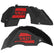 Jeep JL Aluminum "Willys" Front and Rear Inner Fenders