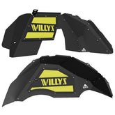 Jeep JL Aluminum "Willys" Front and Rear Inner Fenders