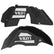 Jeep JL Aluminum "Willys" Front and Rear Inner Fenders