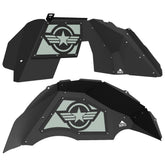 Jeep JL Aluminum "Winged Star" Front and Rear Inner Fenders