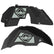 Jeep JL Aluminum "Winged Star" Front and Rear Inner Fenders