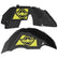 Jeep JL Aluminum "Winged Star" Front and Rear Inner Fenders