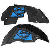 Jeep JL Aluminum "Winged Star" Front and Rear Inner Fenders