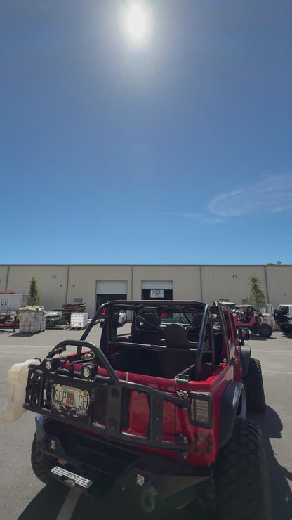 Custom Built Jeep Roll Cage - Frame Mounted