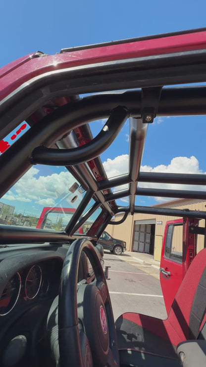 Custom Built Jeep Roll Cage - Frame Mounted