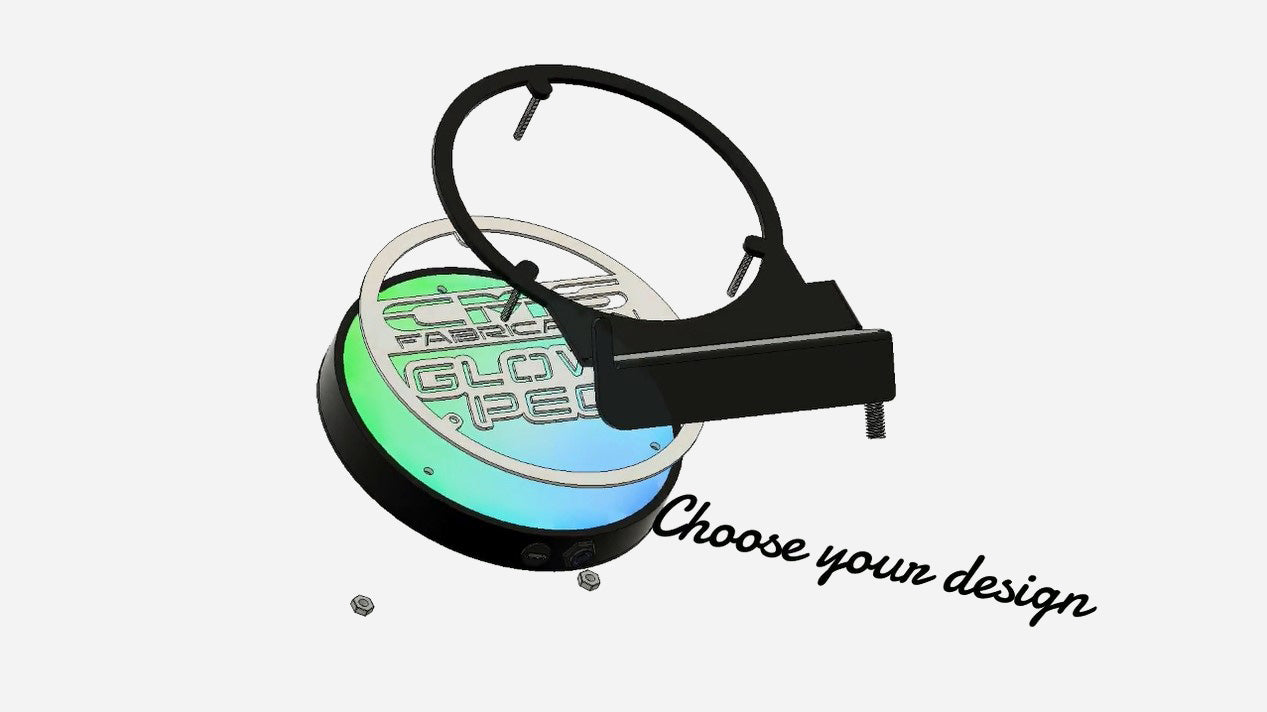 Load video: Video of how to change the design plate on our Glow Pegs