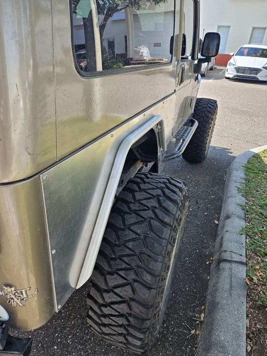 TJ / LJ (1997-2006) Rear Quarter Armor (With Bolt On Tube Option)